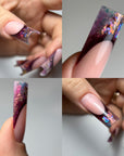 Dual Form French Square ricostruzione con gel o acrigel