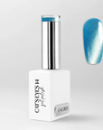 Semipermanente Cat's Eye 14 azzurro Cold Nails flacone