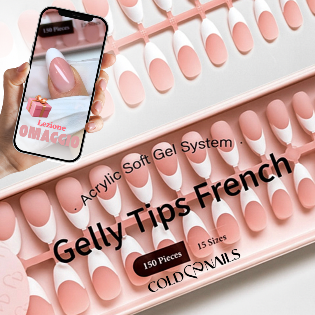 Gelly Tips French - Almond