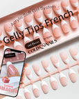 Gelly Tips French - Salon Almond