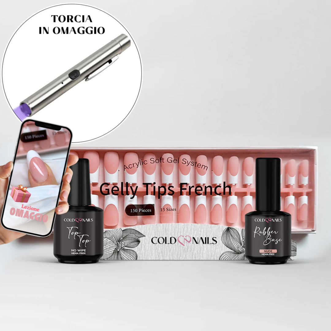 Kit Gelly Tip French - Square