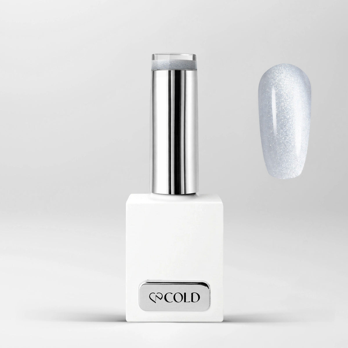 Semipermanente Cat's Eye C001 Grigio Silver Cold Nails flacone