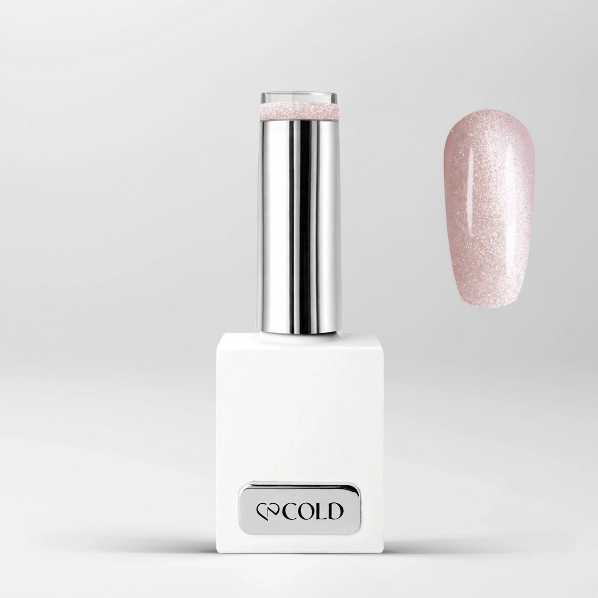 Semipermanente Cat's Eye C002 Rosa Nude Cold Nails flacone