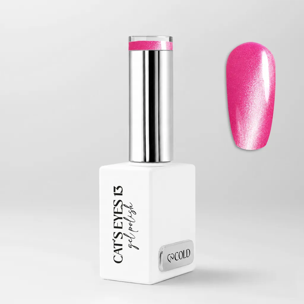 Semipermanente Cat's Eye 13 rosa Cold Nails flacone