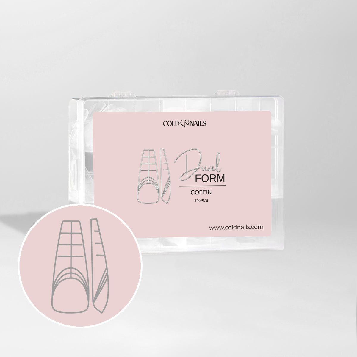 Dual Form Coffin Cold Nails dual form coffin (ballerina) confezione
