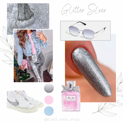 Colore Semipermanente G001 Glitter Silver