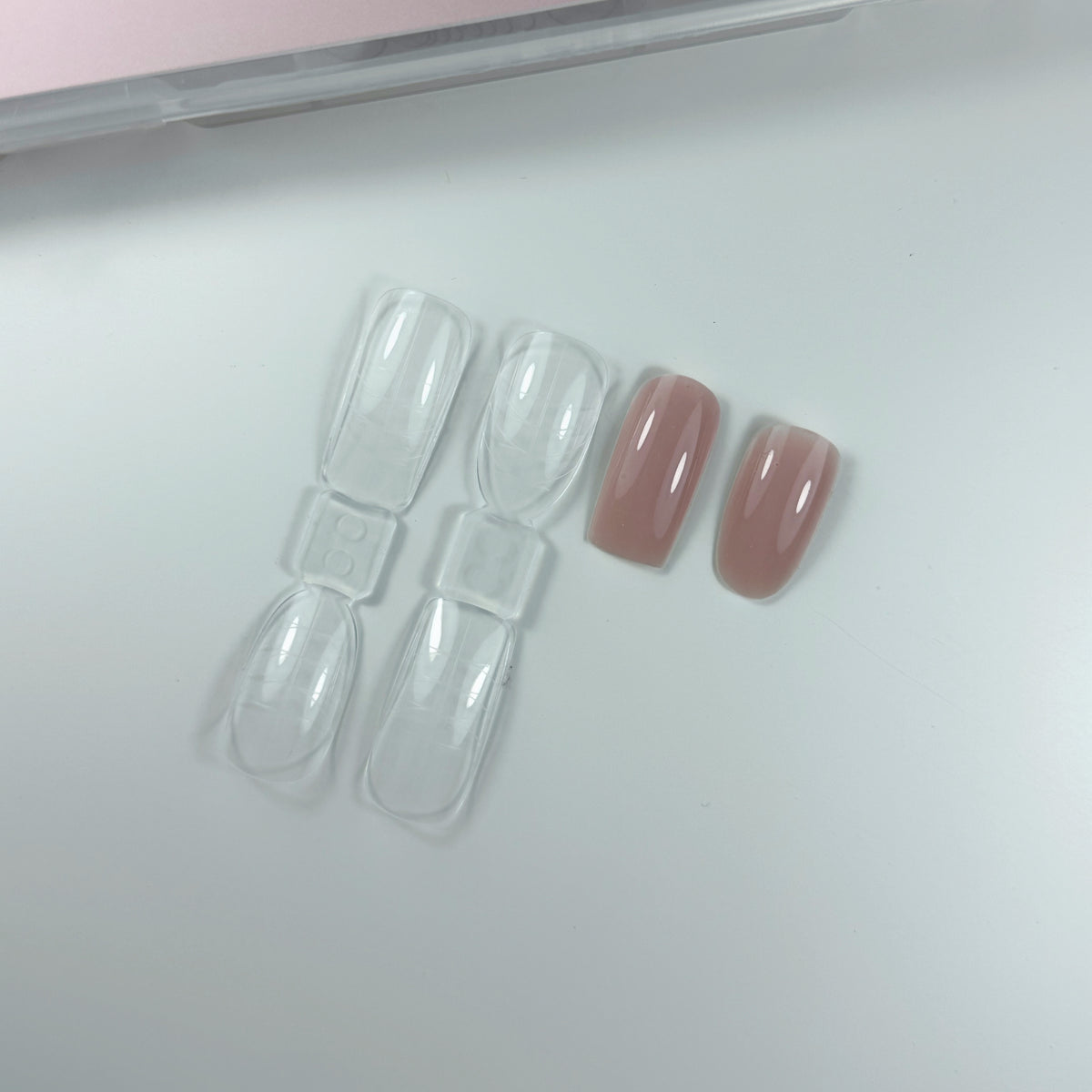 Dual Form Double Square e Mandorla set su unghia