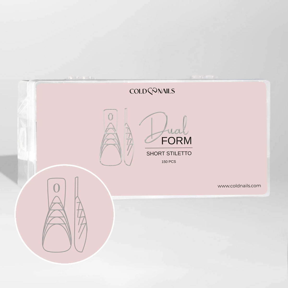 Dual Form Short Stiletto/Mandorla Cold Nails dual form short stiletto e mandorla confezione
