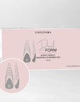 Dual Form French - Short Mandorla in Bombatura Cold Nails dual form french short mandorla con bombatura confezione