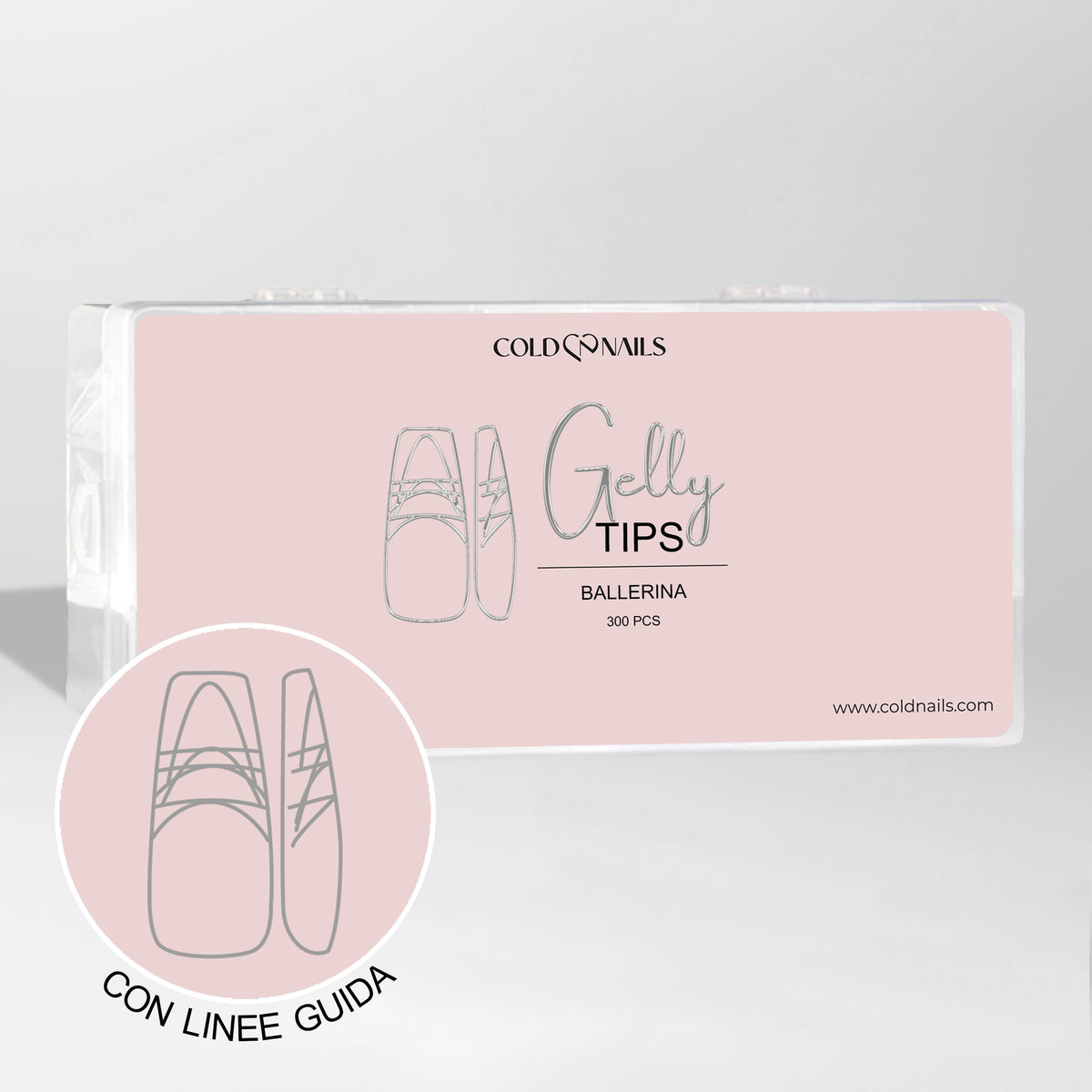 Gelly Tip Ballerina Cold Nails unghie in gel forma ballerina
