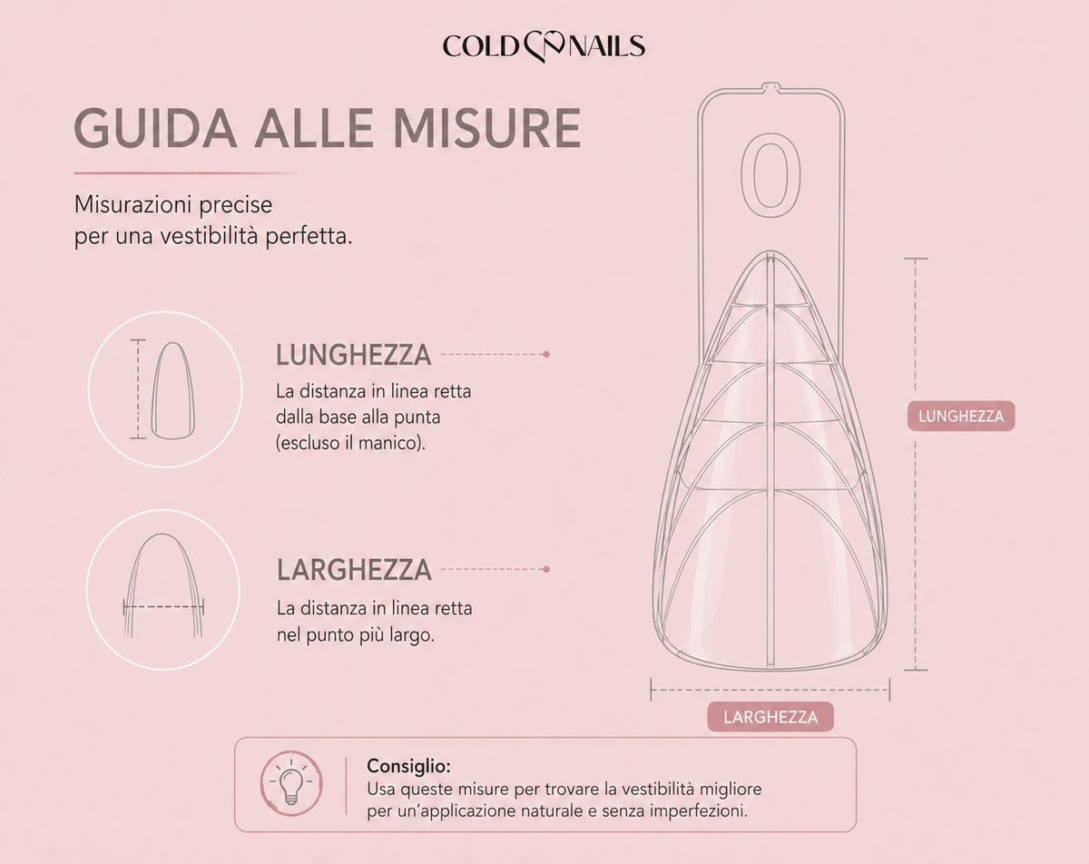 Dual Form Short Stiletto Mandorla due forme su unghia
