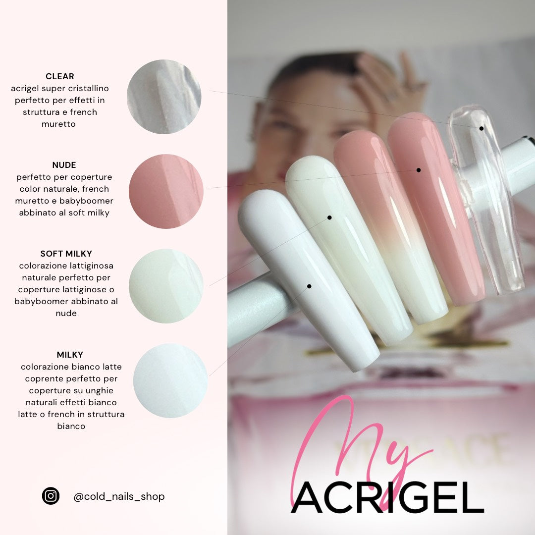 Acrigel My Acrigel Clear texture morbida modellabile