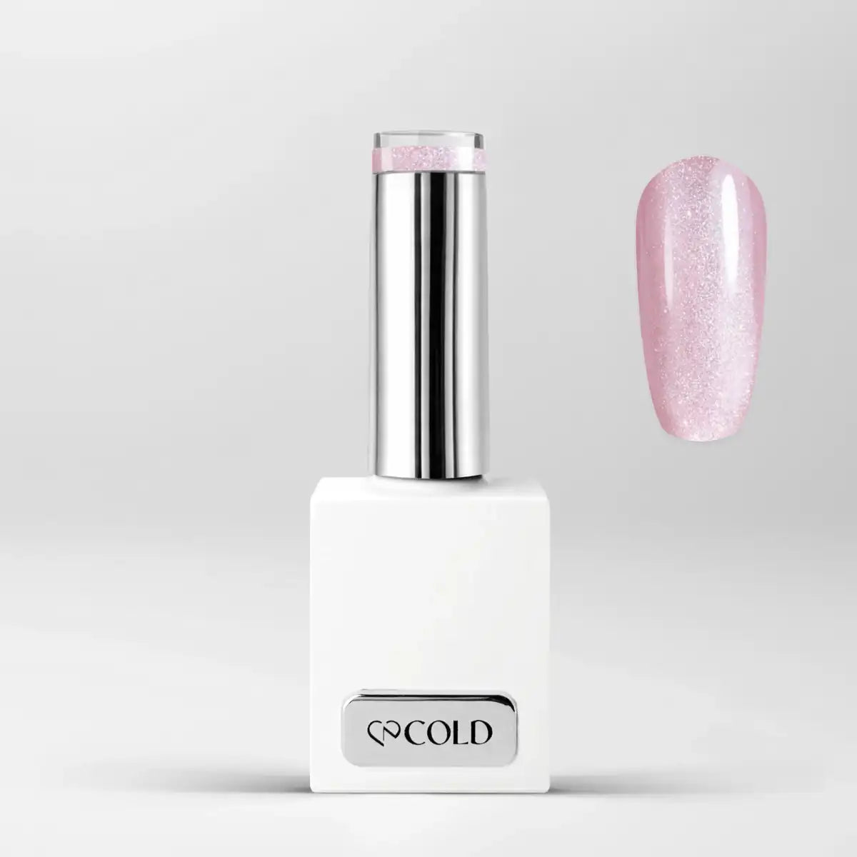 Flacone del semipermanente Cat's Eye C004 Rosa Quarzo Cold Nails
