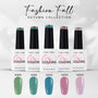 Collezione Autunno Fashion Fall Cold Nails: 5 smalti semipermanenti Trendy Green, Eucalipto, Deep Teal, Dusty Lavender e Orchid