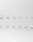 Cristalli Opali Bianchi: Micro-Strass Opali Iridescenti