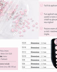 Cristalli Opali Light Pink: Micro-Strass Opali Iridescenti