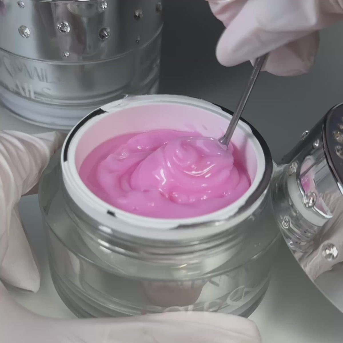Jelly Builder Soft Pink texture tixotropica nel barattolo