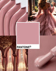 Mood board del Colore Semipermanente A014 Rose Dust, rosa polveroso della Collezione Princess Vibes Cold Nails