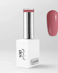 Smalto Semipermanente A015 Bordeaux Rose Cold Nails, flacone da 15 ml con swatch rosa intenso