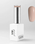 Smalto Semipermanente A016 Tortora Caffè Cold Nails, flacone da 15 ml con swatch rosa malva cipria