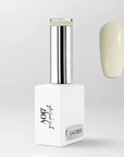 Smalto Semipermanente A017 Milk Cloud Cold Nails, flacone da 15 ml con swatch bianco avorio