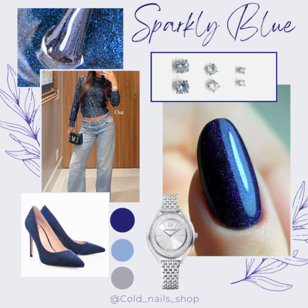 Sparkly Blue